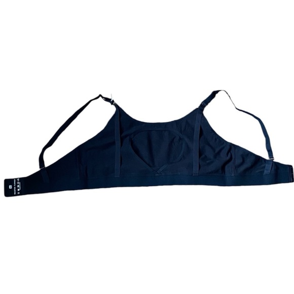 MOMCOZY, NWT! Black Cotton/Spandex Nursing/Pumping Bra, Size XL - Picture 5 of 7